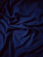 Blue fabric background pattern texture photo