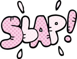 comic book style cartoon slap symbol png