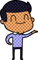 uomo amichevole dei cartoni animati png