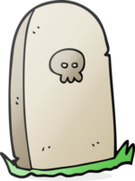 hand drawn cartoon grave png