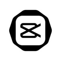CapCut Software Editor icon vector