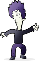 Cartoon-Vampir-Mann png