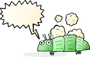 cartoon bug with speech bubble png