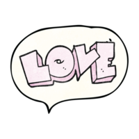 hand speech bubble textured cartoon love sign png