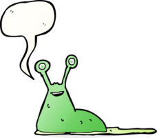 cartoon slug with speech bubble png