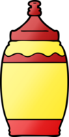 bouteille de ketchup de dessin animé png