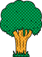 hand drawn cartoon doodle of a summer tree png