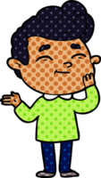 hombre feliz de dibujos animados png