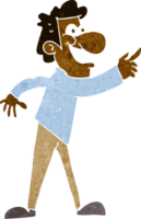 cartoon man pointing and laughing png