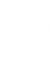 desenho de giz fantasma png