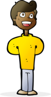 cartoon happy man png