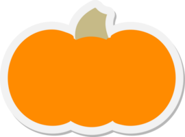 cartoon pumpkin squash sticker png