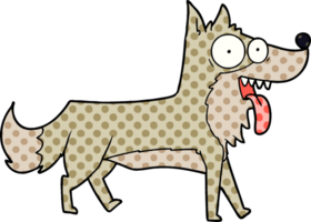 perro feliz de dibujos animados png