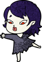 süßes Cartoon-Vampirmädchen png