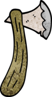 cartoon doodle axe png