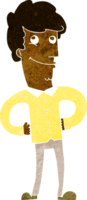 tecknad glad man png