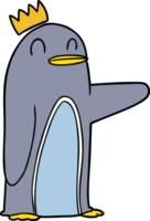 cartoon emperor penguin png