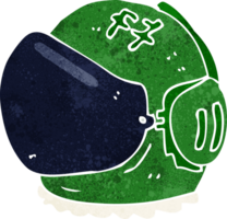 casco de astronauta de dibujos animados png