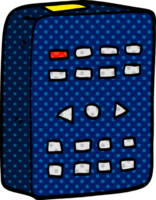 cartoon doodle old remote control png