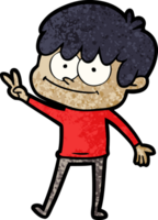 contento cartone animato uomo png