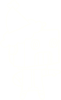 Festive Robot Chalk Drawing png