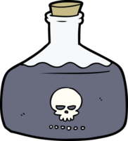 cartoon vial of assassin poison png