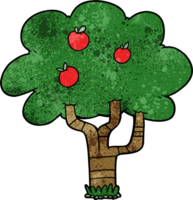 cartoon apple tree png