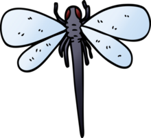 cartoon doodle dragonfly png