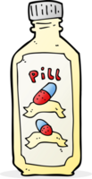 Cartoon alte Flasche Pillen png