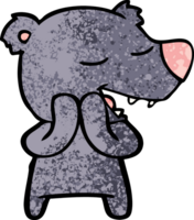 personnage de dessin animé d'ours png