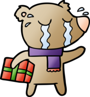 crying bear cartoon chraracter png