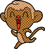 macaco rindo dos desenhos animados png