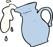 cartoon milk jug png