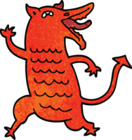 cartoon doodle medieval demon png