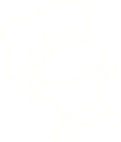 Skipping Man Chalk Drawing png