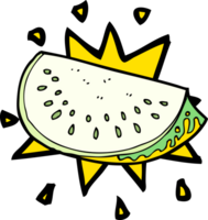 cartoon melon slice png