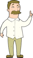 cartoon man with mustache png