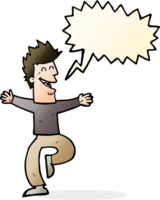 cartoon laughing man with speech bubble png