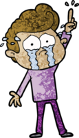 cartoon crying man trying to ask a question png