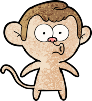 cartoon hooting monkey png