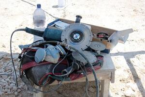 Work and work tools in Israel. photo