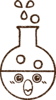 chemische reactie houtskooltekening png