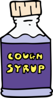 cartoon doodle cough syrup png