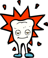 cartoon happy tooth png
