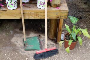 Hand tools for wet cleaning of premises photo