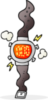 hand drawn cartoon wrist watch png