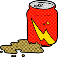 cartoon can of soda png