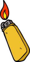 briquet jetable doodle dessin animé png