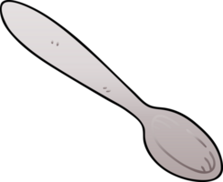 gradient shaded quirky cartoon spoon png