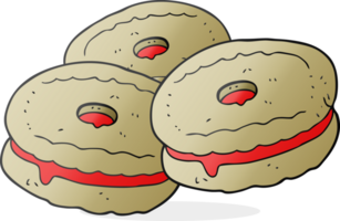 mano disegnato cartone animato biscotti png